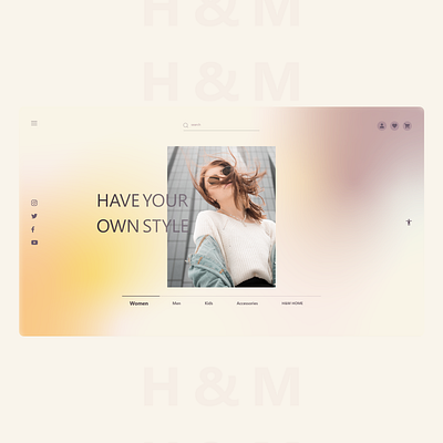 Fashion website branding clothes ecommerce fashion landing pastel colors shop ui website