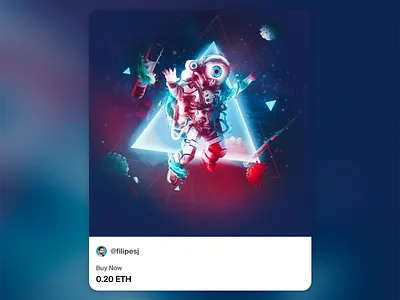 Side Effects 3d blue design eye graphic illustration illustrator lilac nft pink purple space space man