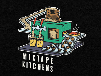 the process beer byproduct conveyor cook cookie cracker food grain industrial kitchen mixtape pizza process remix transform wheat
