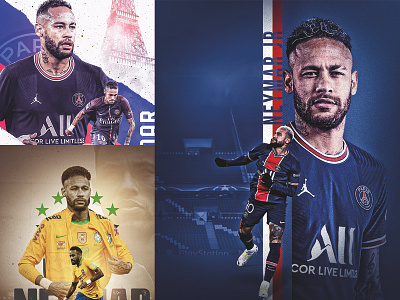 Neymar Banner Design branding brazil design fifa flat football graphic design icon illustration illustrator logo neymar banner design neymer ui vector