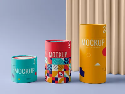 cylinder-box-design-mockup 3d animation app branding design graphic design illustration logo motion graphics ui vector