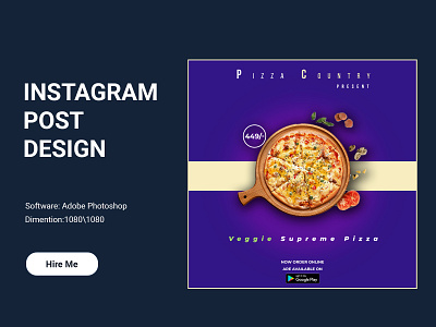 Do you need Social Media design? 3d animation branding design graphic design home homedeliver illustration logo motion graphics pizza social socialmedia socialmediadesign ui vector