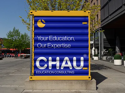 CHAU - Brand Application 3d ai animation brand branding creative education graphic design logo motion motion graphics students study ui ux vector