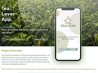 Tea App UI/UX Case Study app branding case study design graphic design illustration logo photo tea ui ui design uiux ux