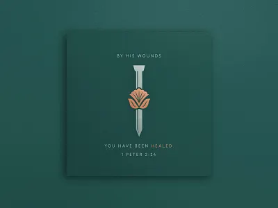 1 Peter 2:24 bible jesus typography