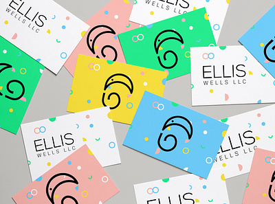 Ellis Wells Logo brand identity branding branding design creative logo elephant logo eye catching logo graphic design lineart logo logo design minimalist logo real estate logo sports logo wordmark logo