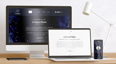 The Constellate Collective brand design brand designer mobile web designer web design web designer wellness brand designer wellness web designer wix web design