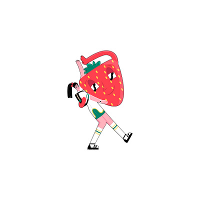 Fruit3 [преобразованный] giving five illustration