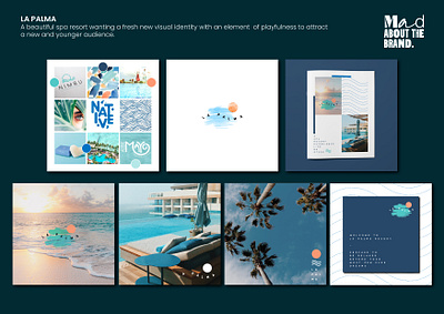 La Palma - visual ID for a luxury resort artist brand design brand identity branding design graphic design graphic designer illustration illustrator logo logo design logo designer photoshop submark visual identity