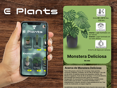 E Plants app ui