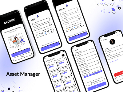 Asset Manager accessibility app design retro design system ui usibility ux