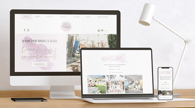 Party Me Pretty brand design brand designer mobile web designer web design web designer wix web design