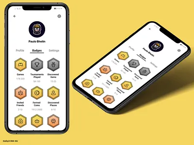 Daily UI #084 - Badge app app mobile badge badges daily ui dailyui design gaming ui