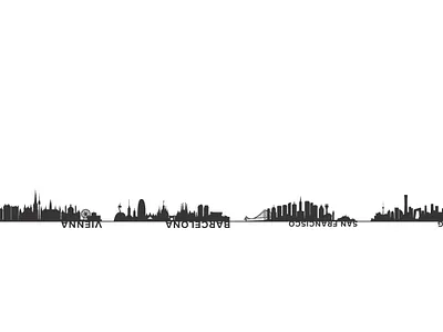 City Skylines with Name design graphic design illustration vector