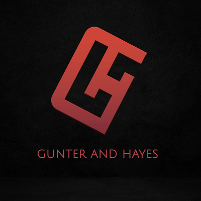 Logo For Gunter and Hayes app branding design graphic design logo