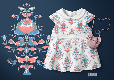 PERMOGORSKAYA PAINTING digital art emblem design floral folk art graphic design illustration interior logo motion graphics ornament packaging permogorskaya scandinavian seamless pattern summer style textile design vector wallpaper