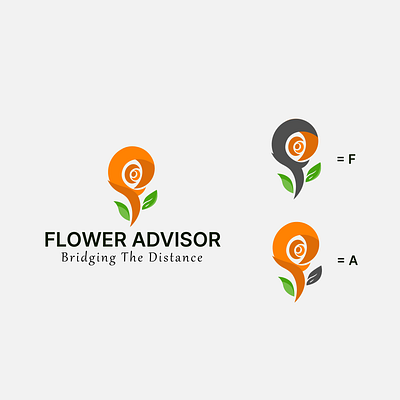 Flower Store Business Logo Concept branding cartoon design flat art graphic design illustration logo ui ux vector