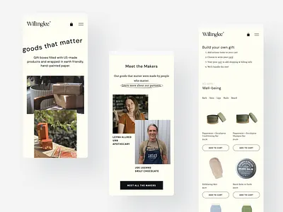 Willinglee Website Design e commerce squarespace ui ux web design website website design