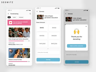 App UI/UX Design app ui app ui design app uiux design donation ui fetal movement app fundraising ui menstrual app ui ui design ui designer uiux designer user interface design ux women app