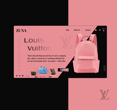 "Louis Vuitton" ui ux