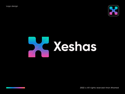 Xeshas Logo - Modern X Letter Logo - X Logo - H Logo abstract logo app icon brand brand identity branding colorful logo graphic design it logo letter logo logo mark logodesign logos logotype minimalist logo modern logo o p q r s t u v w x y z tech company technology logo x letter logo