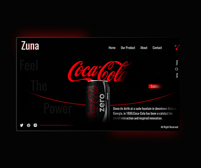 "CocaCola" ui ux