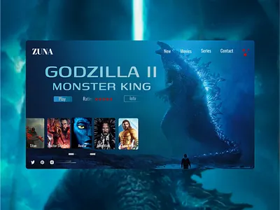 "Godzilla II" ui ux