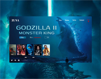 "Godzilla II" ui ux