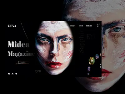 "Midea Magazine" ui ux