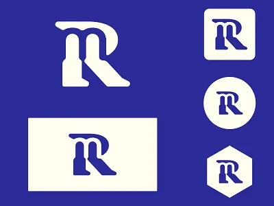 Letter mark logo idea branding business logo design gradient logo letter mark logo minimalist logo modern logo mr typography