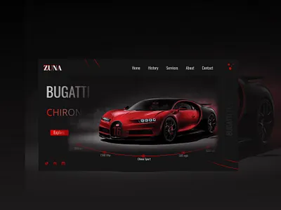 "Bugatti Chiron" ui ux