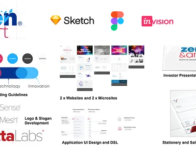 Zen&Art Rebranding branding illustration logo website