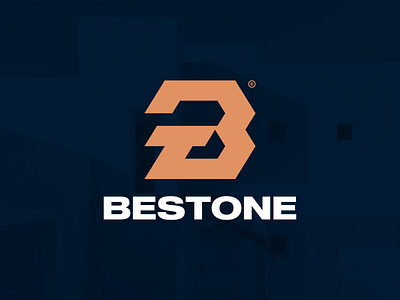 Bestone Logo architecture blogo branding clean design construction design home houselogo initialslogo lettermark logo logo design logo design branding logodesign logogram logomark modernlogo mortgagelogo realestate ui