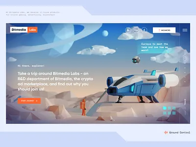 BM Labs 3 d colors crypto design illustration space threejs ui ui design uidesign uiux webdesign website