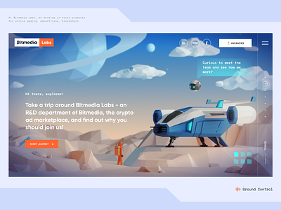BM Labs 3 d colors crypto design illustration space threejs ui ui design uidesign uiux webdesign website
