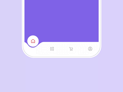 Tab Bar Animation with animated icons animation animation concept app animation design graphic design home button icon animation illustration menu bar tab animation ui ui ux ux