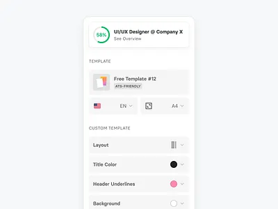 Resume Template Customization custom template design customization editor resume resume design template wozber