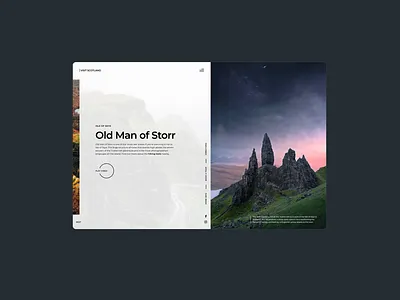 Visit Scotland / Trip planner website design adobexd dribbleweeklywarmup figma homepage scotland travelplanner travelwebsite ui ux webdesign