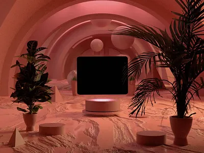 Render App - 3D / UI 3d animation app blender cinema dashboard design ipad mobile motion graphics ui video web