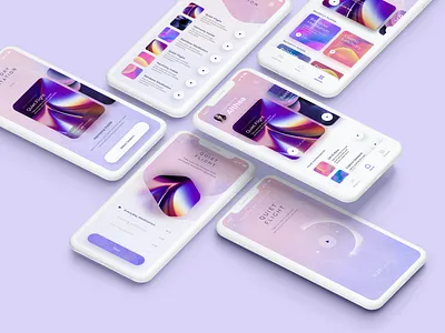 Health & Wellness App app design health interactive interface ui wellness