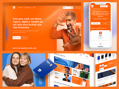Bank (Itaú Redesign) UX/UI bank design logo redesign ui user experience user interface ux design uxui uxui design