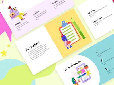 Presentations that ✨POP✨ branding design illustration illustration design illustrations illustrations／ui illustrator logo ui ux