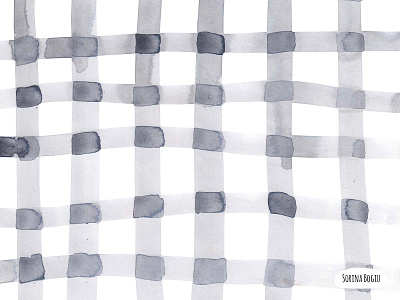 Gingham Watercolour Pattern cute design fabric design gingham hand painted illustration illustrator pattern pattern design surface pattern design watercolour