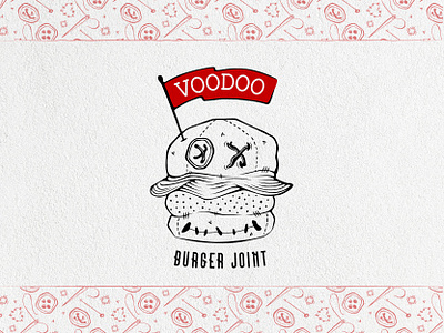 Voodoo Burger Joint adobe adobeillustrator black and white branding branding design colours design drawing graphic design iconography illustration illustrator logo logo design logo type pattern design simplicity vector visual art visual design