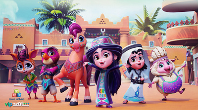 Princess of the desert 3d animation