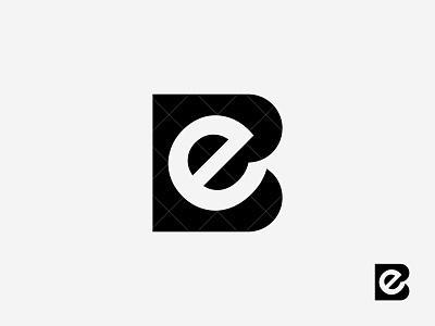 EB Logo b be be logo be monogram branding design e eb eb logo eb monogram icon identity logo logo design logotype monogram negative space negative space logo typography vector