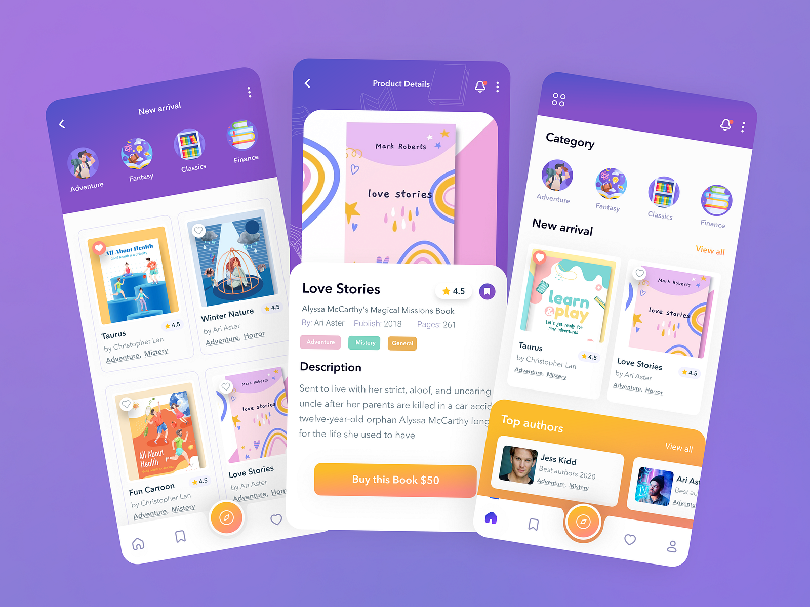 Book Store Mobile App 📙 by Shuvon Khan on Dribbble