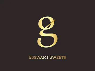 GOSWAMI SWEETS LOGO branding design graphic design logo vector