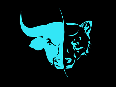 BULL_BEAR DESIGN design graphic design illustration vector
