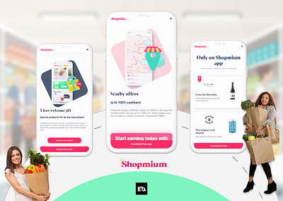 Shopmium web design product design ui uiux web design